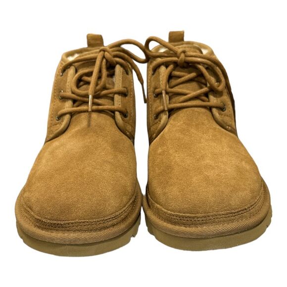 UGG Women's Wool Lined Lace Up Suede Neumel Chukka Boot - Chestnut - Picture 2 of 6